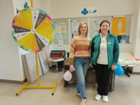 Ana Peršič iz NIJZ OE Koper in Marija Bergoč, diplomirana medicinska sestra